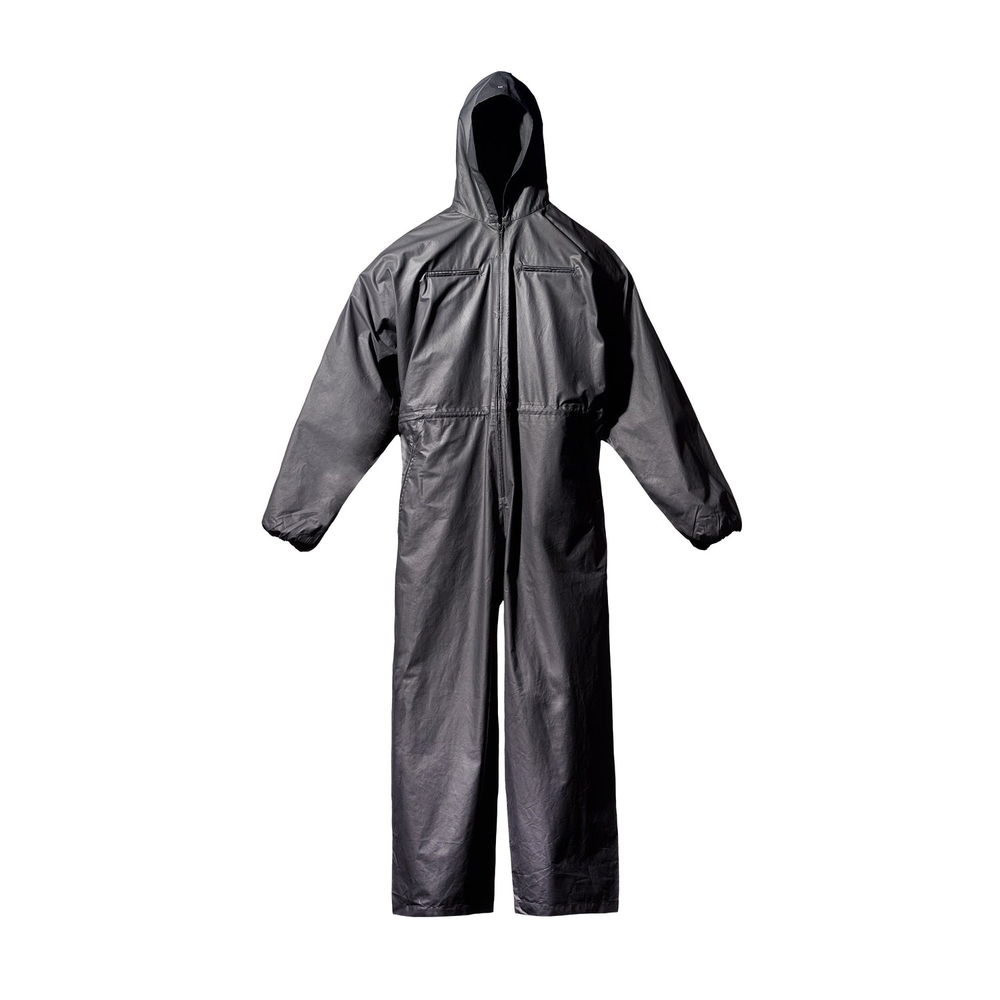 Gray Hooded Jumpsuit